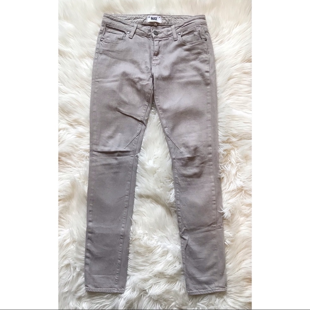 Paige Troy Boy Gray Skinny Jeans